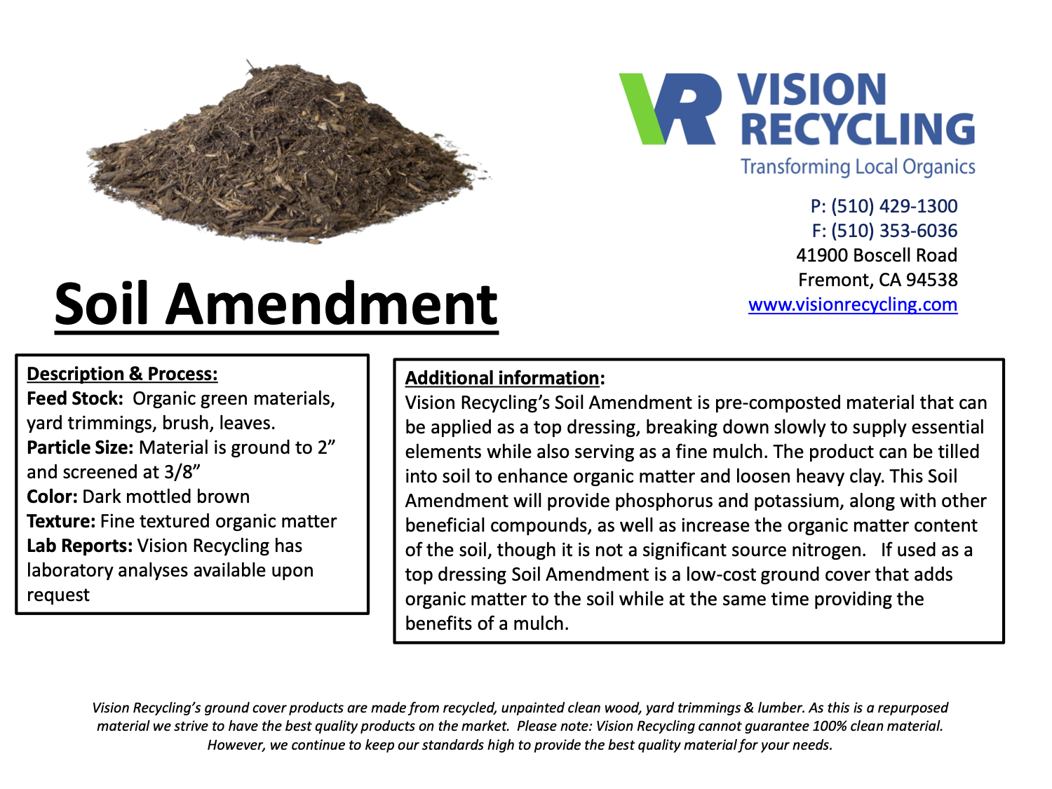 Soil Amendment